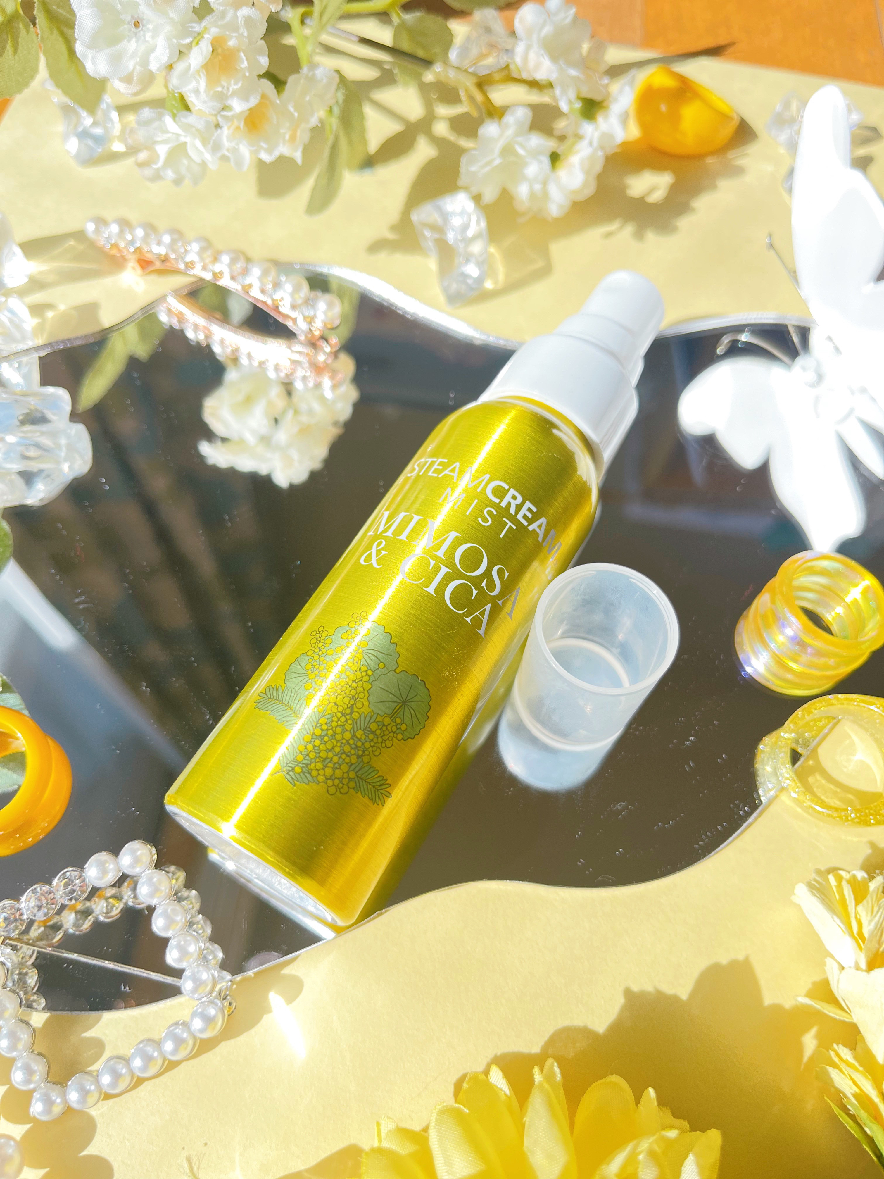 スチームクリーム ミモザ&amp;オリーブ/STEAMCREAM/ボディクリームを使ったクチコミ（3枚目）