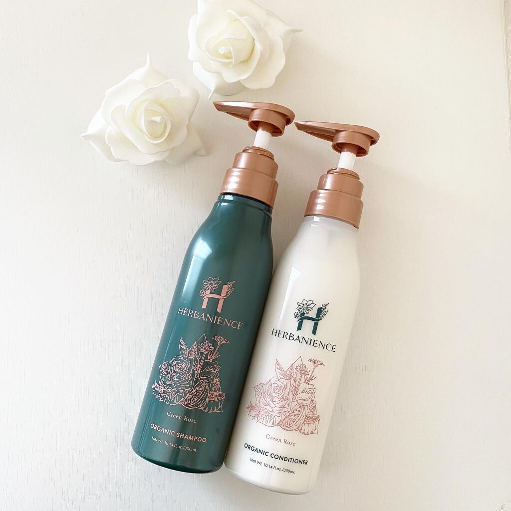 ハーバニエンス シャンプー・コンディショナー(グリーンローズ)/HERBANIENCE/市販シャンプーを使ったクチコミ(1枚目)