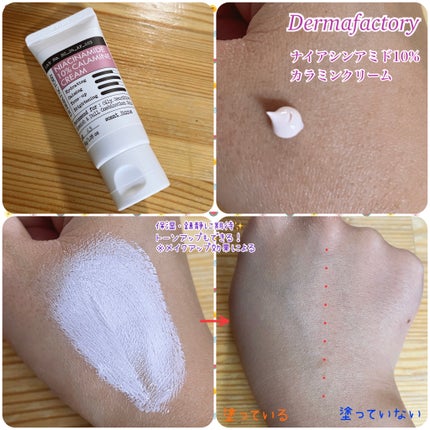 ナイアシンアミド 10% クリーム/DERMA FACTORY/フェイスクリームを使ったクチコミ(1枚目)