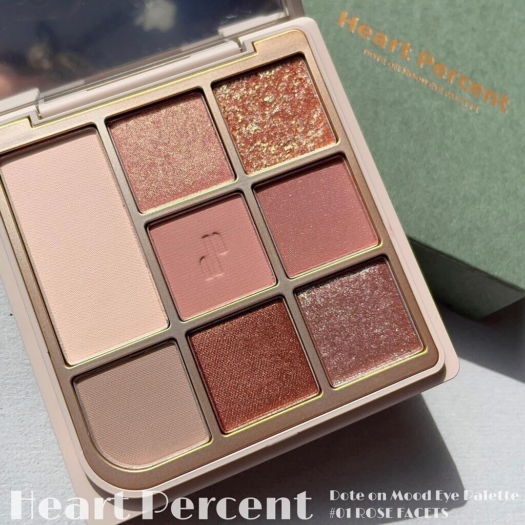 ドットオンムードアイパレット/Heart Percent/アイシャドウパレットを使ったクチコミ(1枚目)