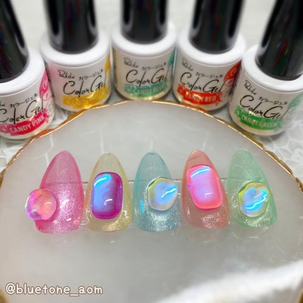 パル カラージェル/キャンドゥ/ジェルネイルを使ったクチコミ(2枚目)