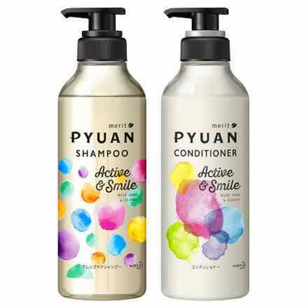 PYUAN アクティブ&スマイル シャンプー／コンディショナー/ピュアン/シャンプー・コンディショナーを使ったクチコミ（1枚目）