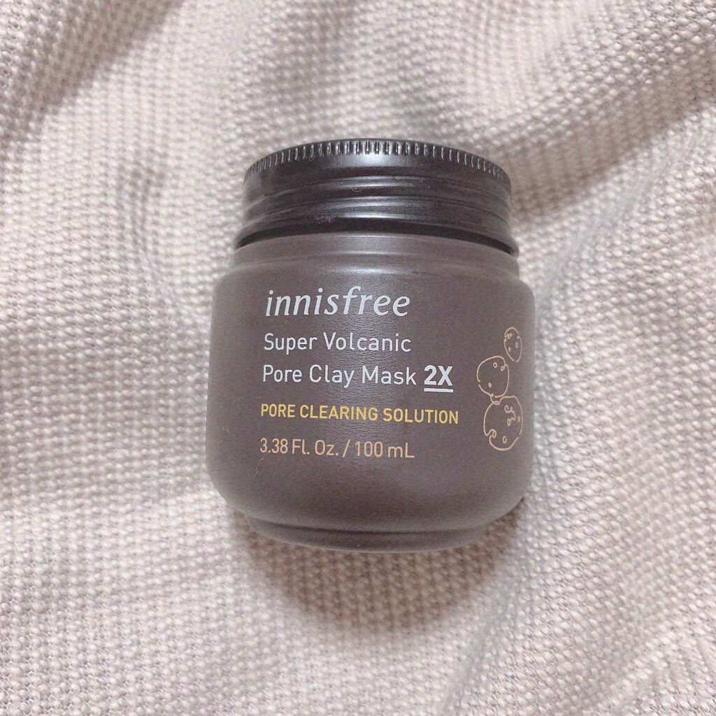 スーパーヴォルカニック ポア クレイマスク/innisfree/洗い流すパック・マスクを使ったクチコミ(1枚目)