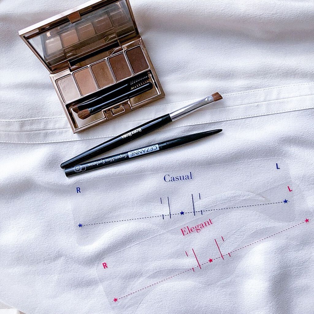 熊野筆 眉用/ロージーローザ/メイクブラシを使ったクチコミ（2枚目）