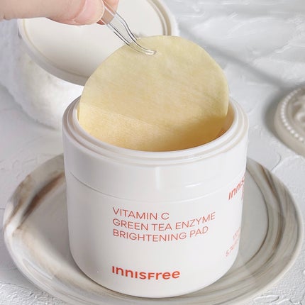 ビタC グリーンティーエンザイム ブライト パッド/innisfree/トナーパッドを使ったクチコミ(4枚目)