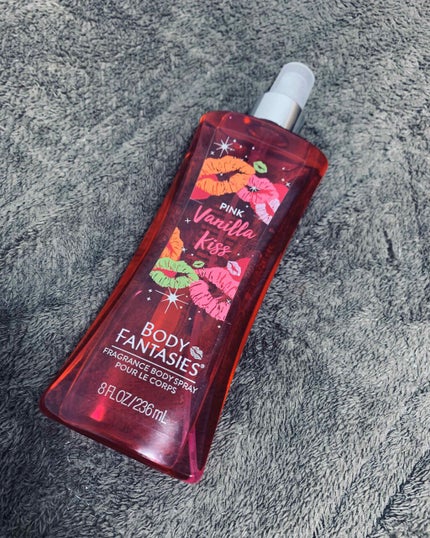 ボディファンタジー ボディスプレー ピンクバニラキスのクチコミ「Body fantasies  の pink vanilla kissという香水です!
これは.....」(1枚目)