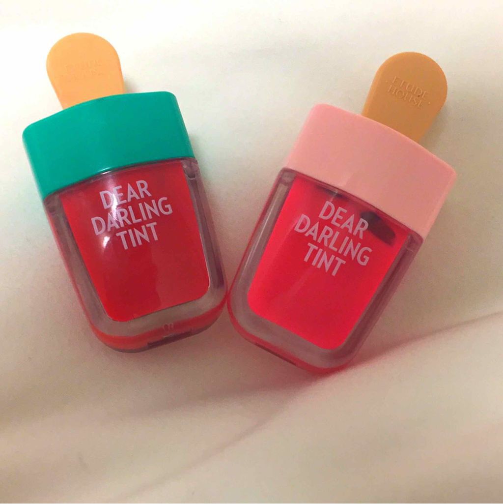 ディアダーリン ウォータージェルティント （アイスティント）/ETUDE/口紅を使ったクチコミ（1枚目）