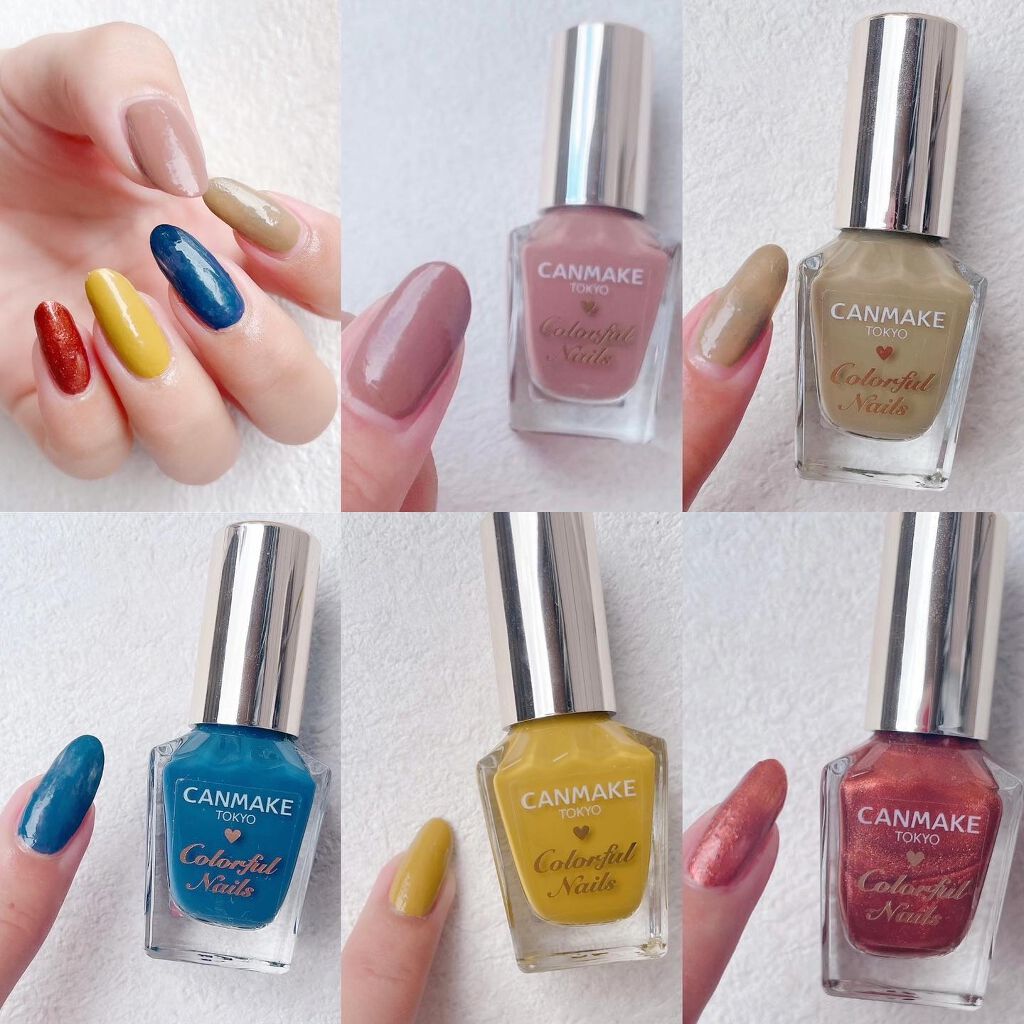 カラフルネイルズ/キャンメイク/マニキュアを使ったクチコミ（3枚目）