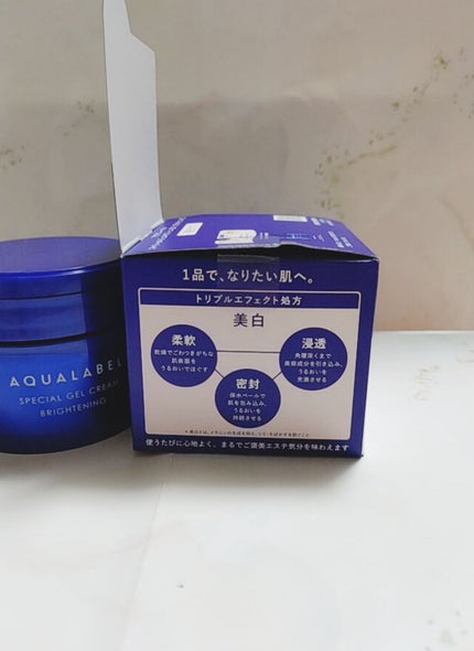 スペシャルジェルクリーム EX (ブライトニング) /アクアレーベル/オールインワン化粧品を使ったクチコミ(4枚目)