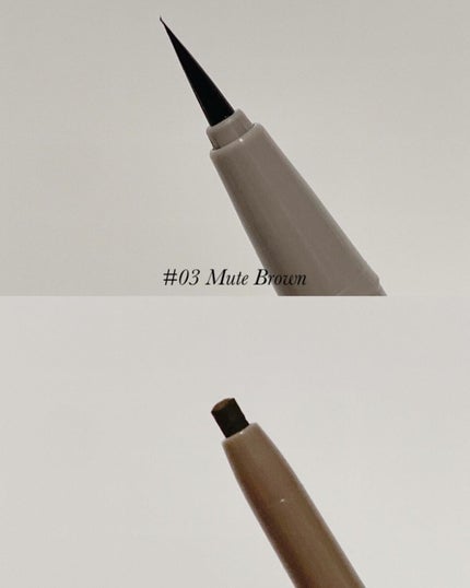 スリムエッジデュアルアイライナー/nobev/リキッドアイライナーを使ったクチコミ(6枚目)