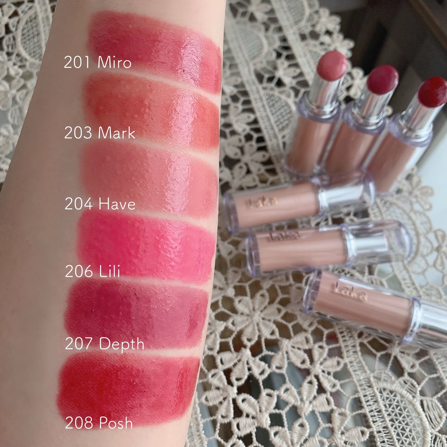 ボンディンググロウリップスティック/Laka/口紅を使ったクチコミ(1枚目)