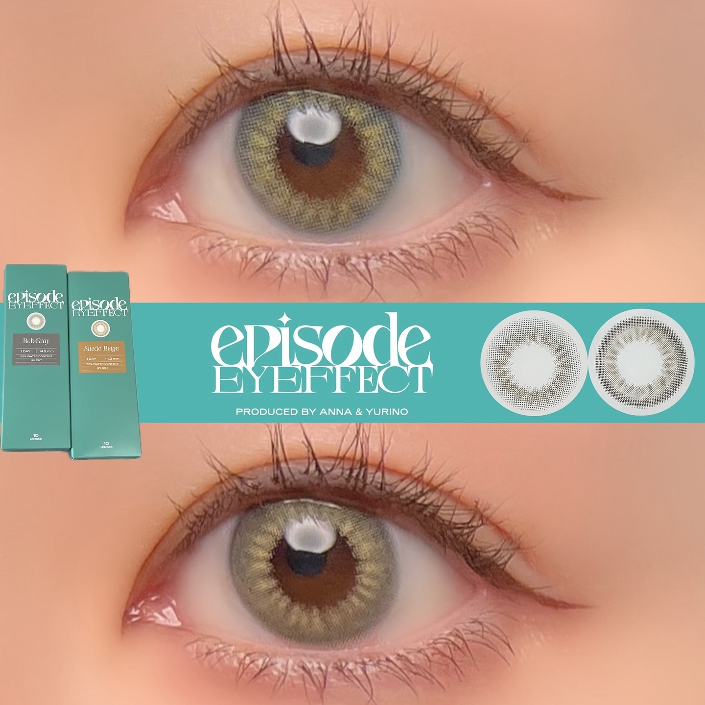 エピソード アイフェクト 1day/pia/ワンデー（１DAY）カラコンを使ったクチコミ（1枚目）