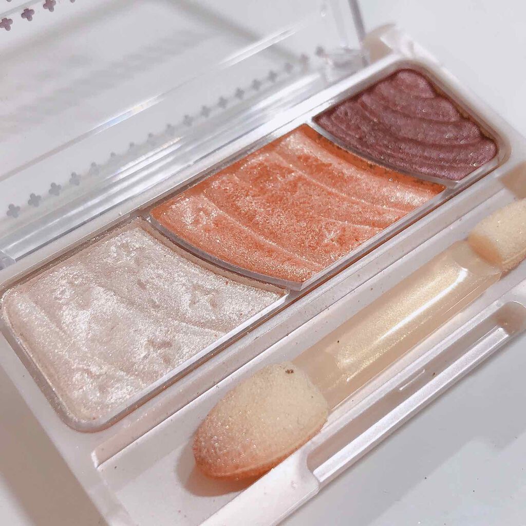 トーンアップアイシャドウ/CEZANNE/アイシャドウパレットを使ったクチコミ(4枚目)