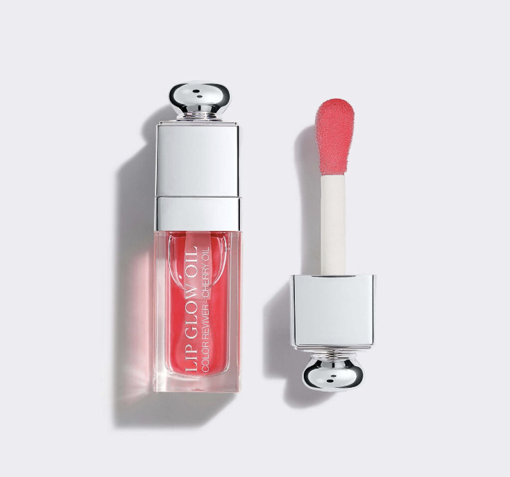 ディオール アディクト リップ グロウ オイル 015 チェリー/Dior/リップグロスを使ったクチコミ（2枚目）