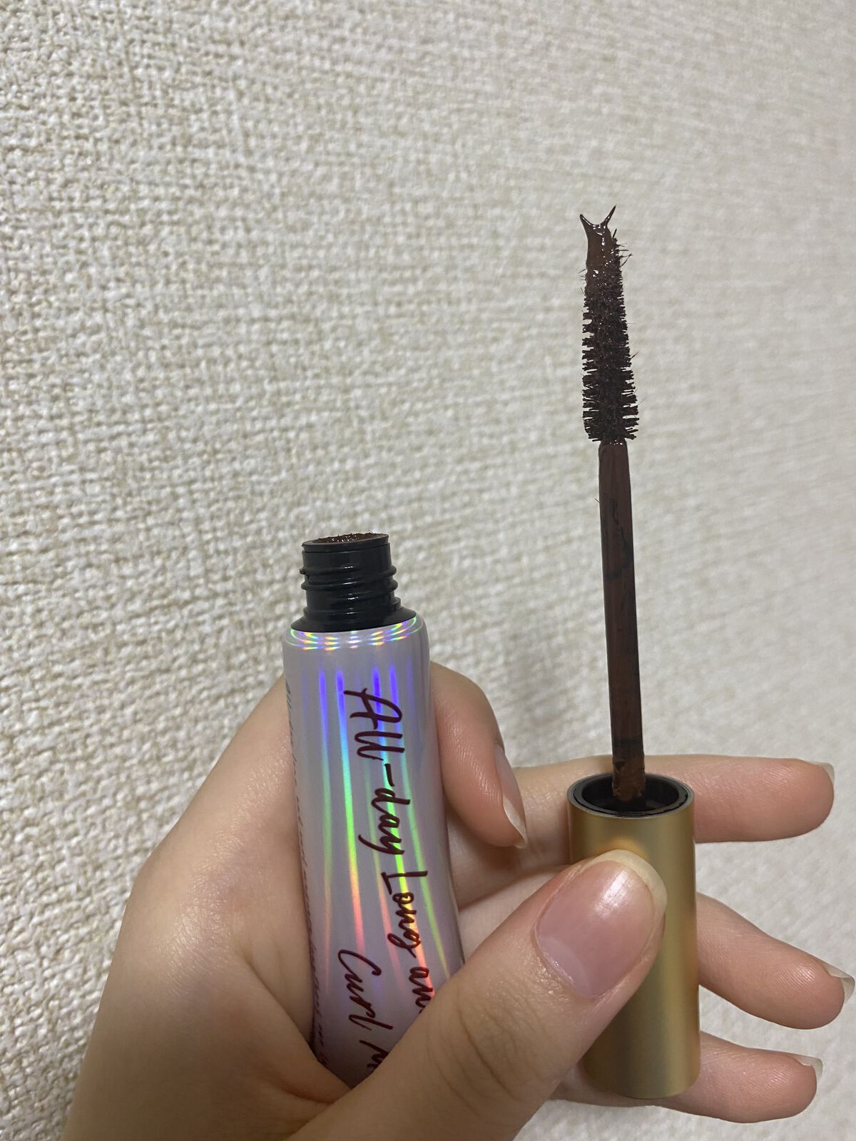 オールデイ ロング アンド カール マスカラ/Milk Touch/マスカラを使ったクチコミ（2枚目）