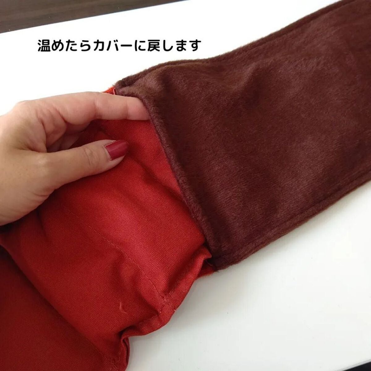 五色薬手 温熱パック/OSEQUE/ボディグッズを使ったクチコミ(5枚目)