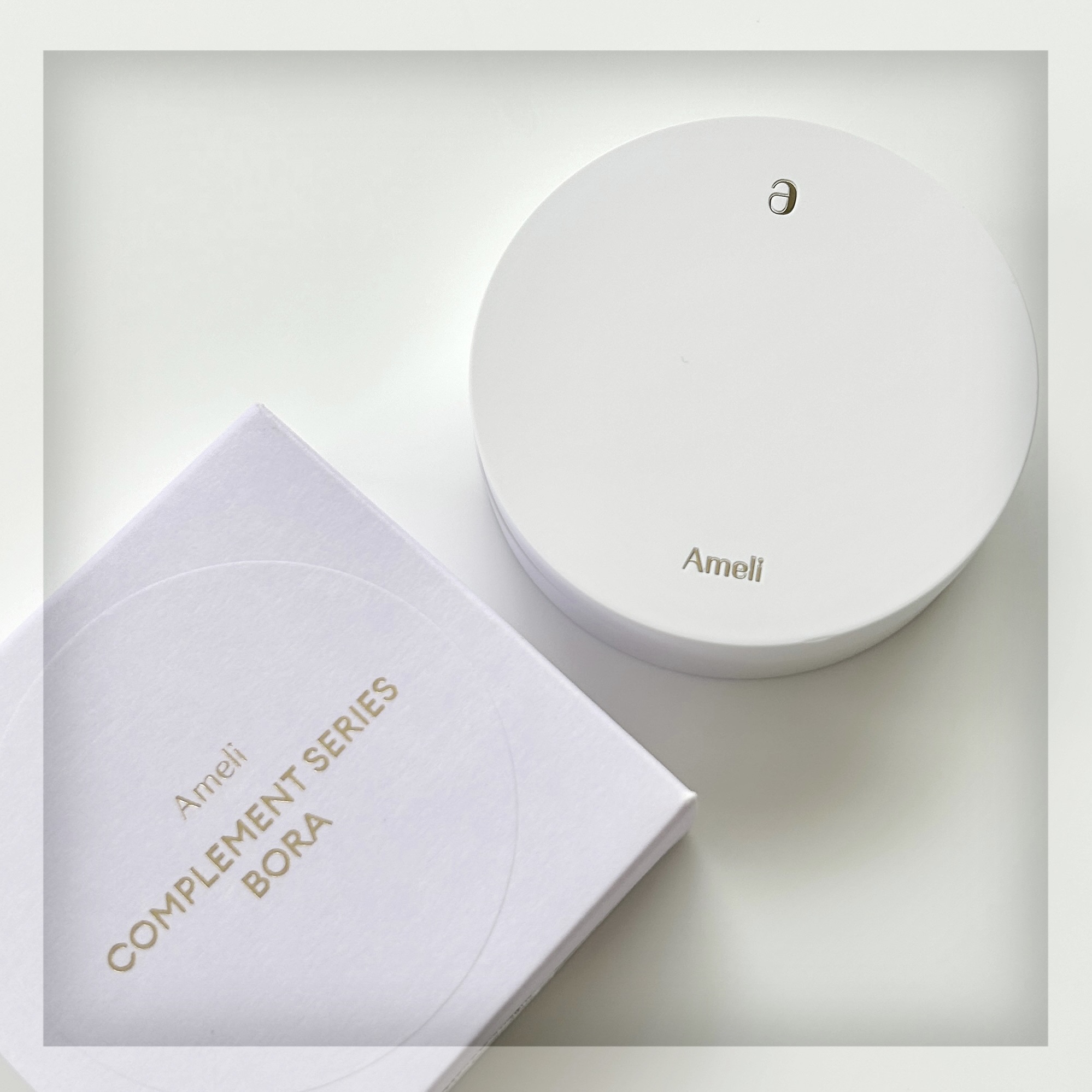 コンプリメントシリーズクッション 紫色(ボラ)/Ameli/クッションファンデーションを使ったクチコミ（1枚目）