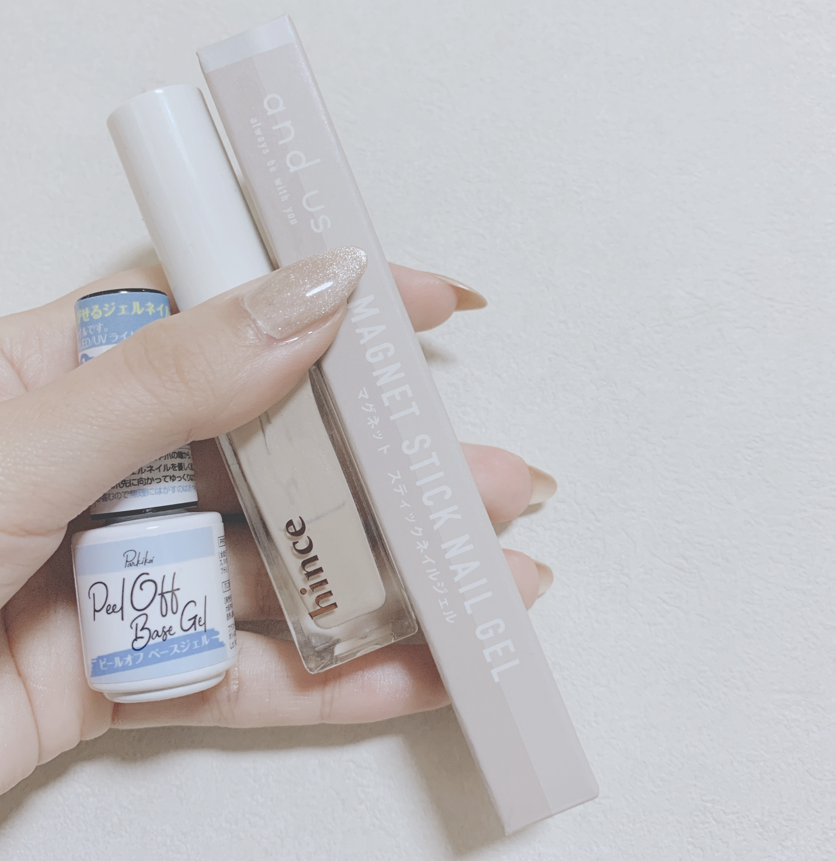 グロウアップネイルカラー [U001]アンドレス/hince/マニキュアを使ったクチコミ（2枚目）