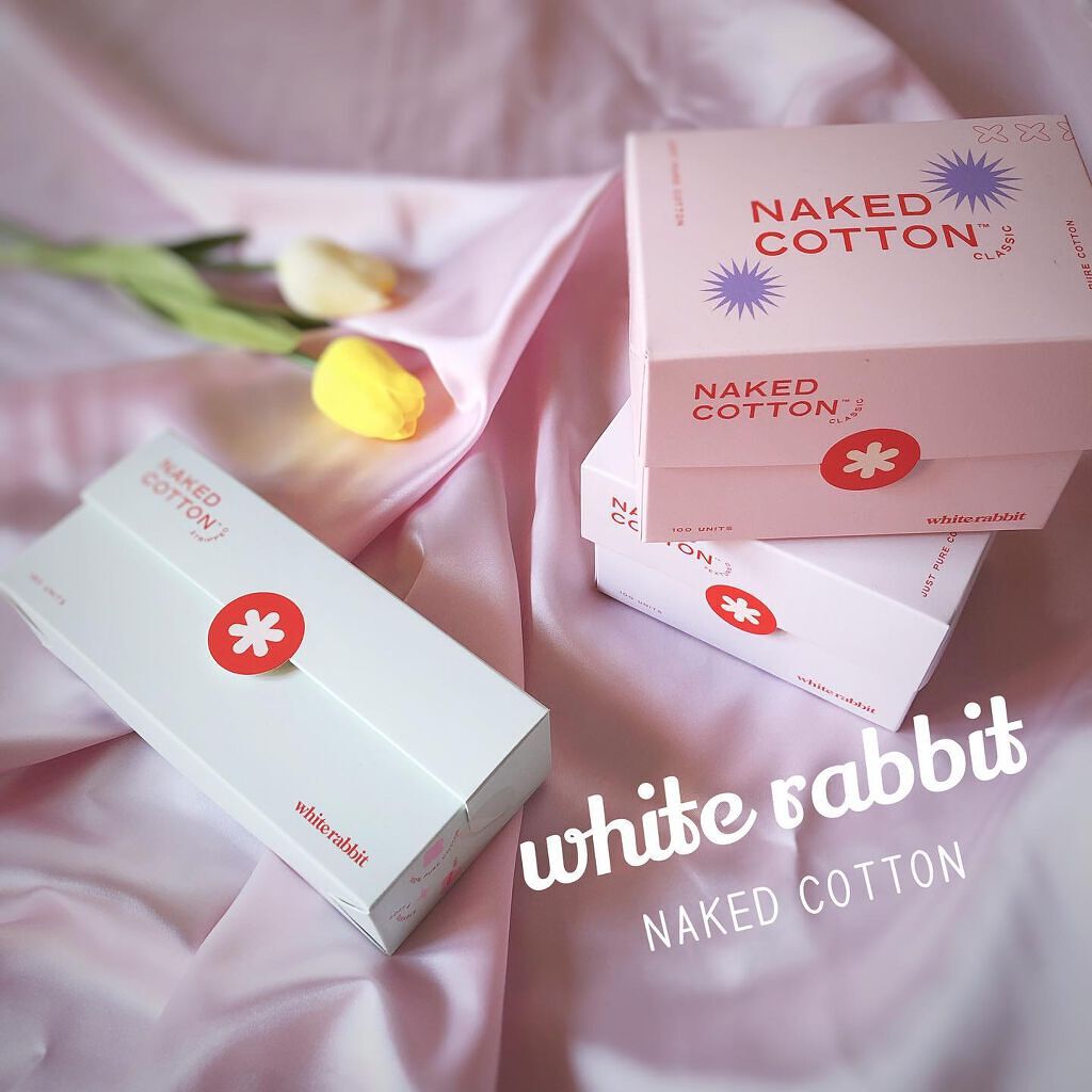 おかめちゃん* on LIPS 「#ホワイトラビット#ネイキッドコットン今までのコットンのイメー..」(1枚目)