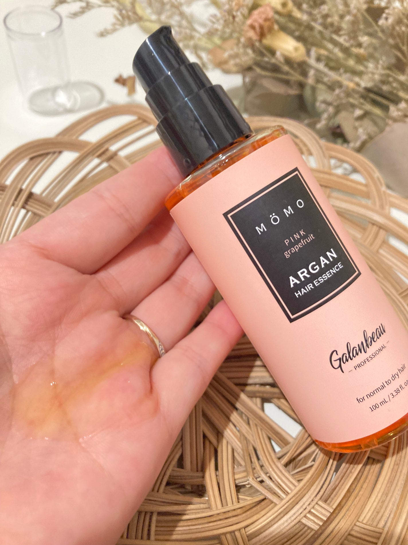 モモアルガンヘアエッセンス/ガランビュー/ヘアオイルを使ったクチコミ(3枚目)