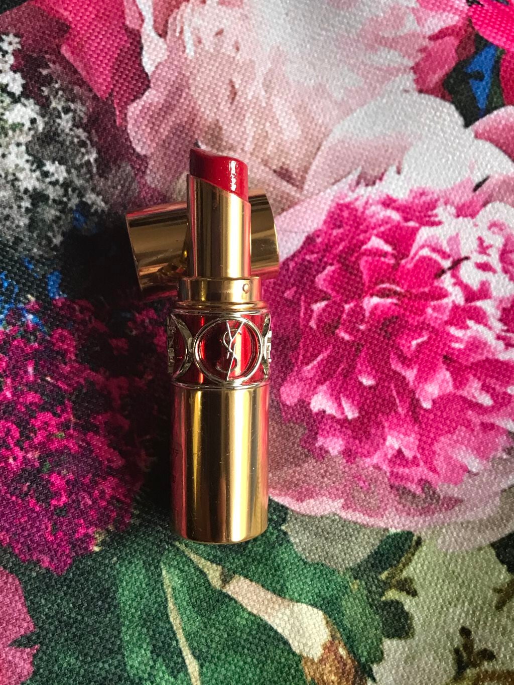 ルージュ ヴォリュプテ シャイン/YVES SAINT LAURENT BEAUTE/口紅を使ったクチコミ(1枚目)