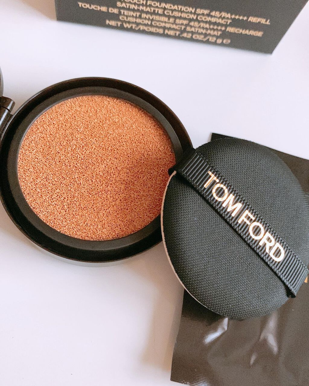 トレースレス タッチ ファンデーション SPF 45 サテンマット クッション コンパクト/TOM FORD BEAUTY/クッションファンデーションを使ったクチコミ(5枚目)
