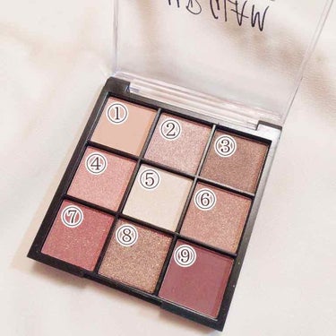 UR GLAM　BLOOMING EYE COLOR PALETTE/U R GLAM/アイシャドウパレットを使ったクチコミ（2枚目）