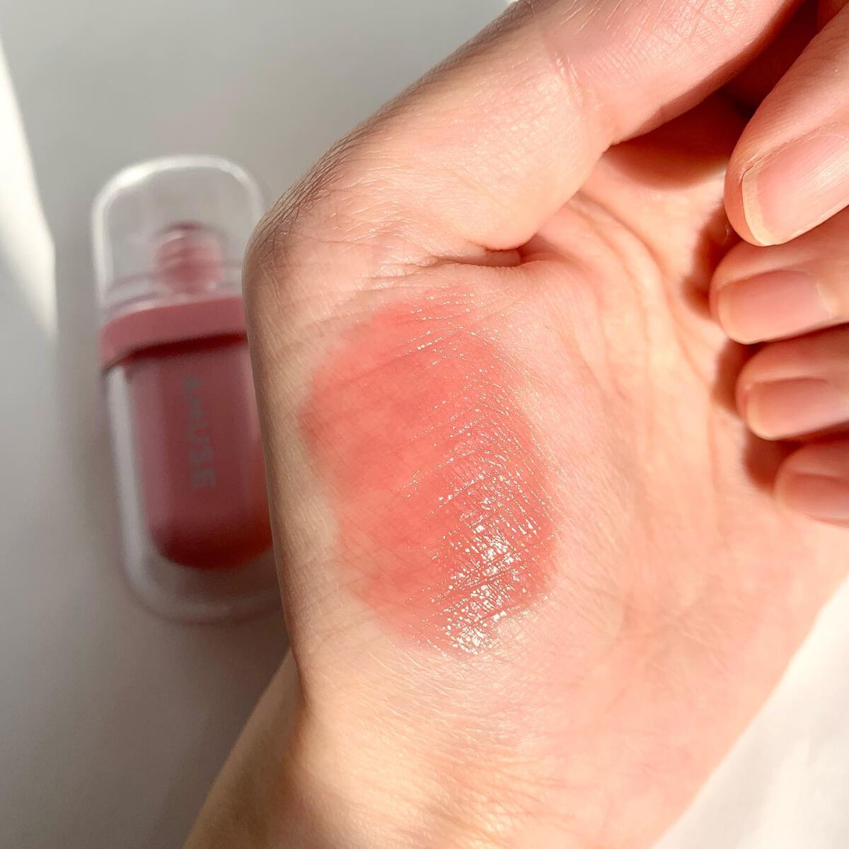 ジェルフィットティント/AMUSE/リップティントを使ったクチコミ(7枚目)