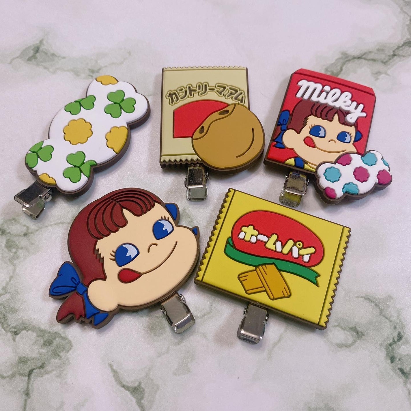 お菓子のペコちゃん カプセルヘアクリップ/不二家/ヘアアクセサリーを使ったクチコミ(4枚目)