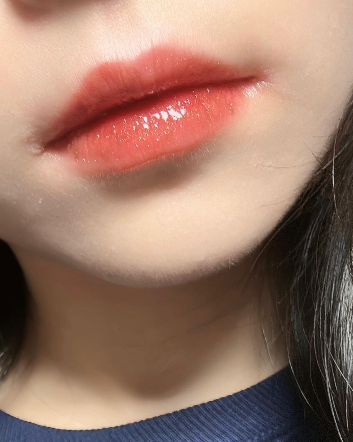 パラダイスオーロラシャインリップトリートメント/DEAR DAHLIA/リップグロスを使ったクチコミ(7枚目)