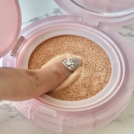 ロングラスティングマットカバークッション/Milk Touch/クッションファンデーションを使ったクチコミ(4枚目)