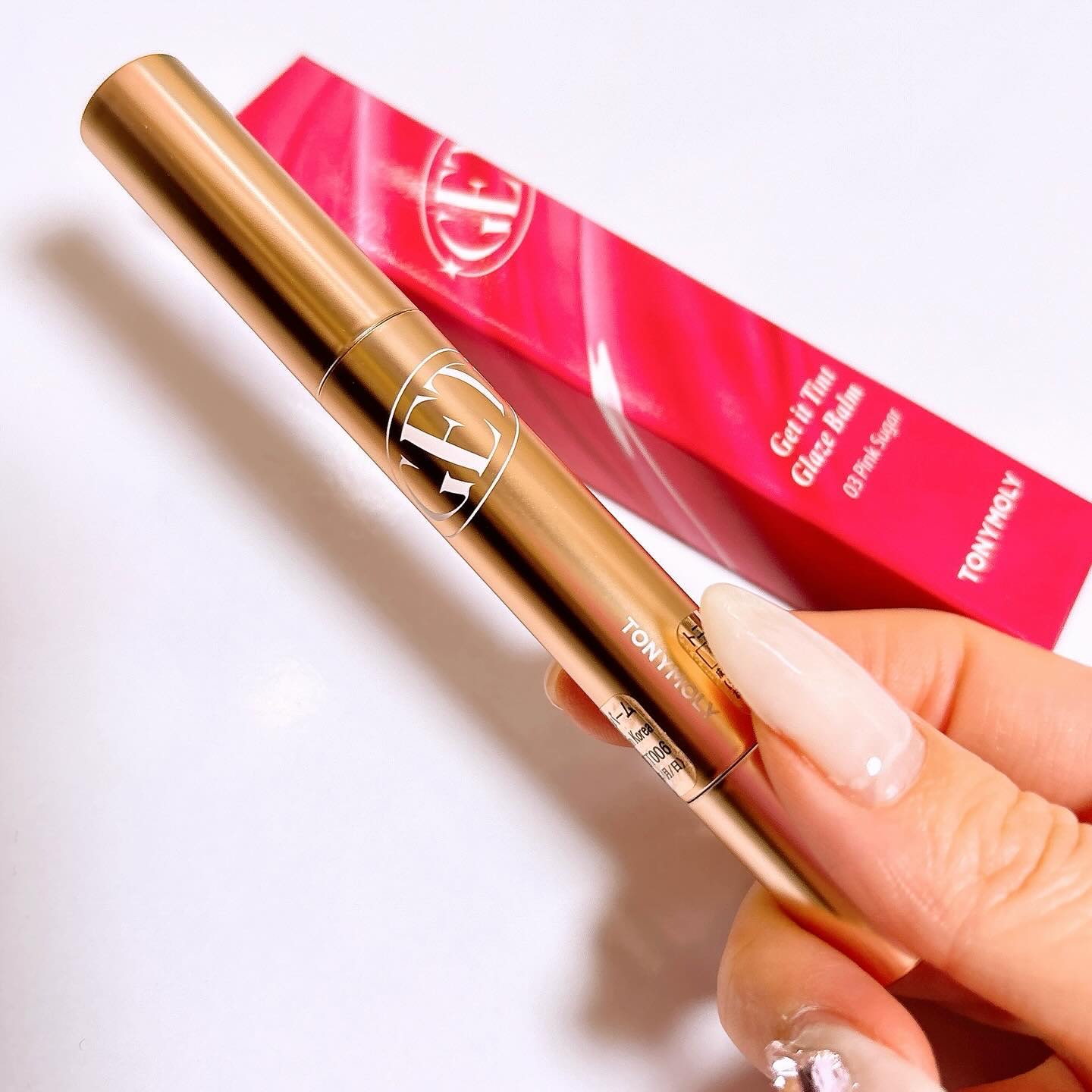 ゲットイットティントグレーズバーム/TONYMOLY/リップティントを使ったクチコミ（2枚目）