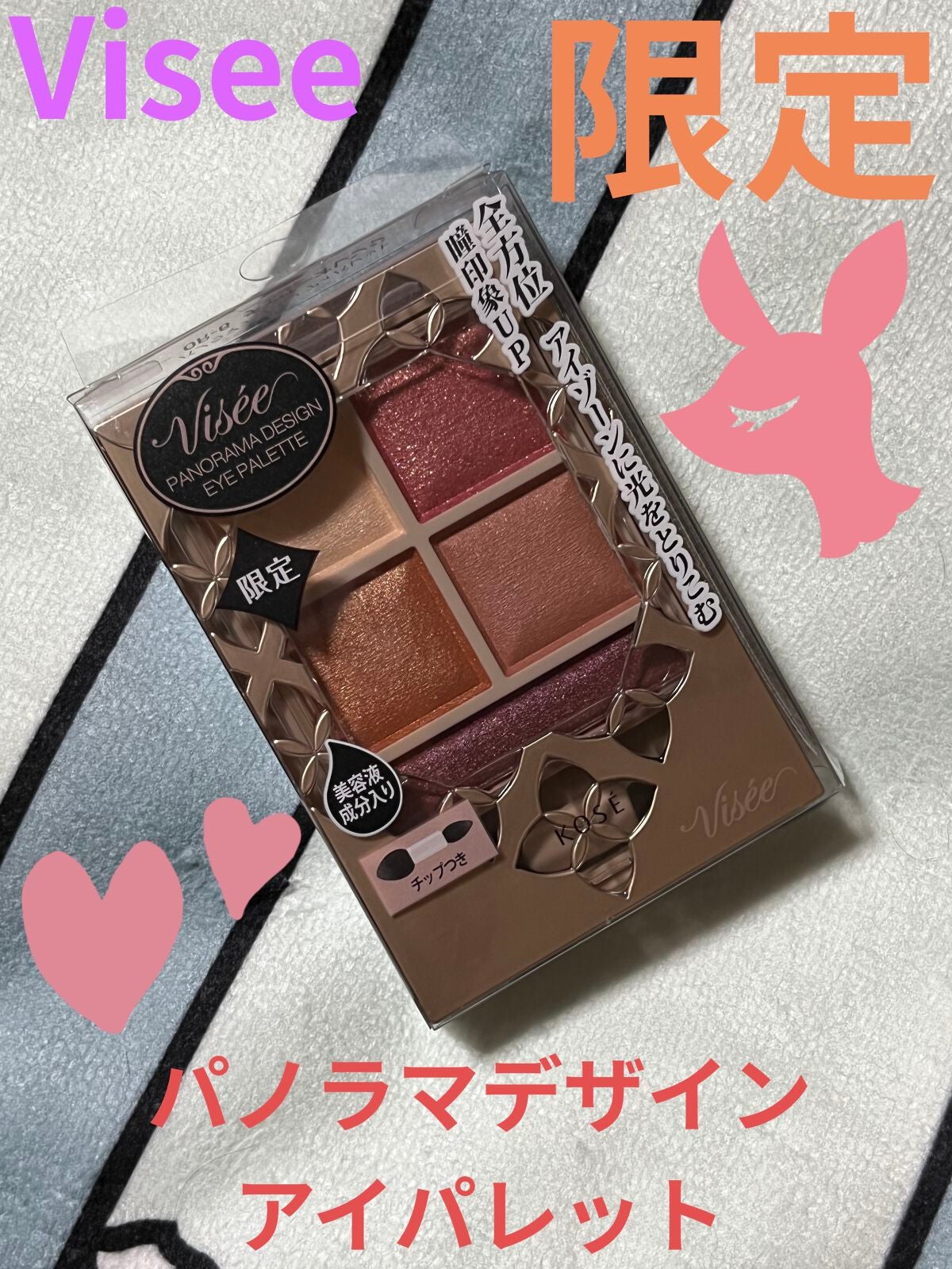 パノラマデザイン アイパレット/Visée/アイシャドウパレットを使ったクチコミ(1枚目)