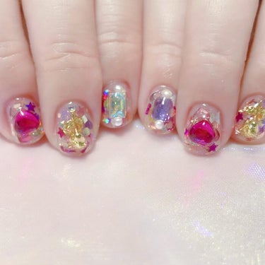 なかやまちえこ on LIPS 「✨✨⠀⠀@chikachocolat_melty#nail#n..」（1枚目）