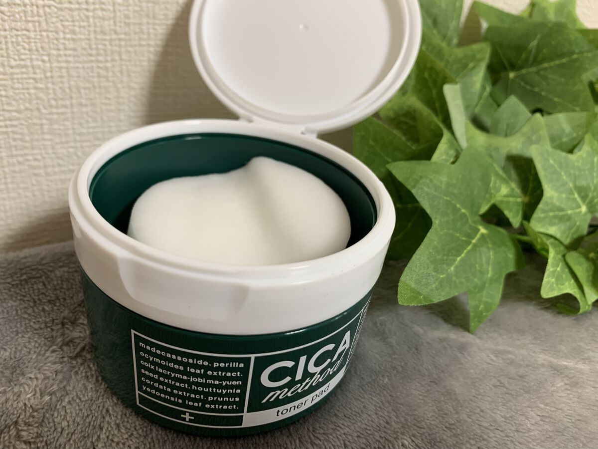 CICA method TONER PAD/コジット/化粧水を使ったクチコミ（2枚目）