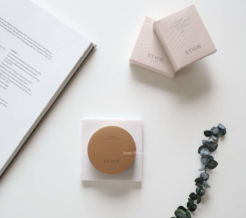 ミネラルグロウスキンクッション/エトヴォス/クッションファンデーションを使ったクチコミ(4枚目)