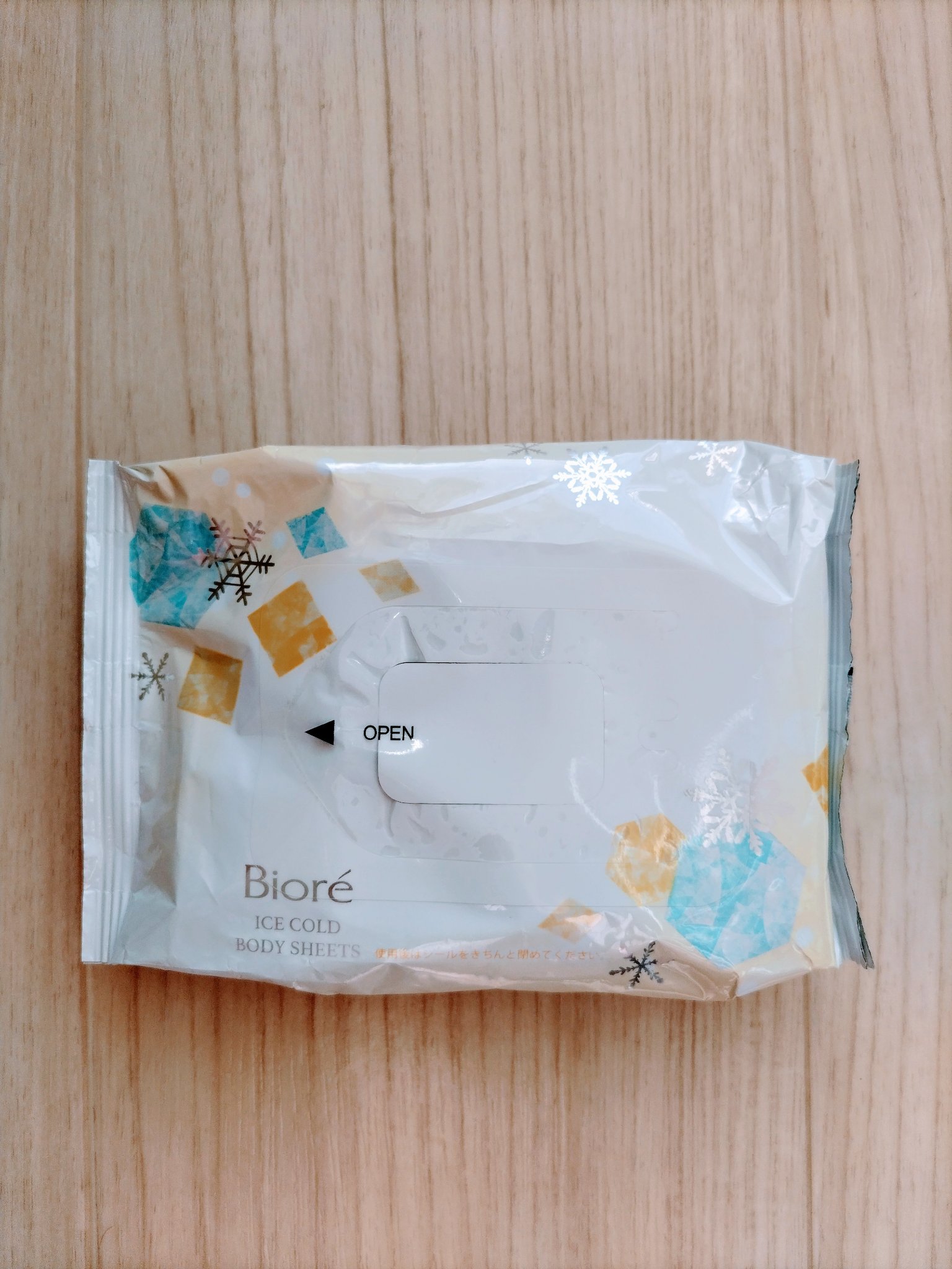 冷シート ももせっけんの香り/ビオレ/ボディシートを使ったクチコミ（2枚目）