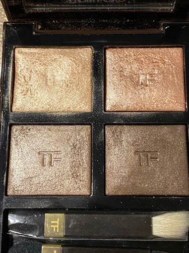 アイ カラー クォード 3A ヌード ディップ/TOM FORD BEAUTY/アイシャドウパレットを使ったクチコミ（2枚目）