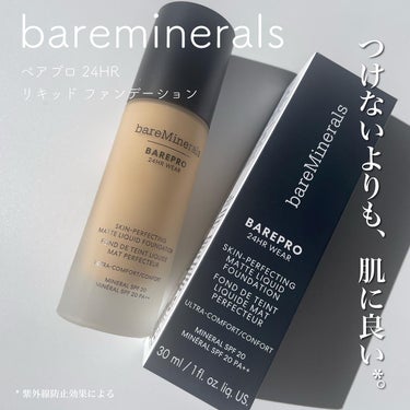 bareMinerals ベアプロ 24HR リキッド ファンデーションのクチコミ「オルヴェオングローバルジャパン株式会社様より提供いただきました

bareMinerals
ベ.....」（1枚目）