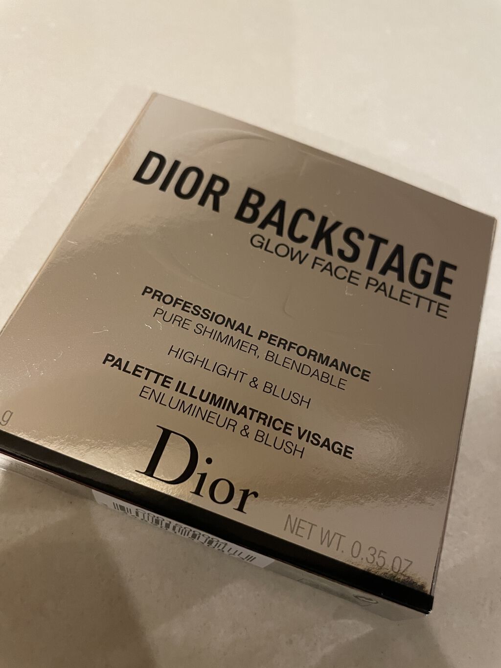 【旧】ディオール バックステージ フェイス グロウ パレット/Dior/ハイライトを使ったクチコミ（2枚目）