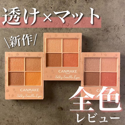 シルキースフレアイズ(マットタイプ)/キャンメイク/アイシャドウパレットを使ったクチコミ(1枚目)