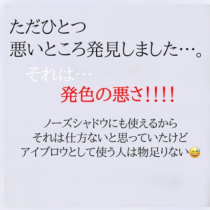 ノーズ&アイブロウパウダー/CEZANNE/パウダーアイブロウを使ったクチコミ(5枚目)