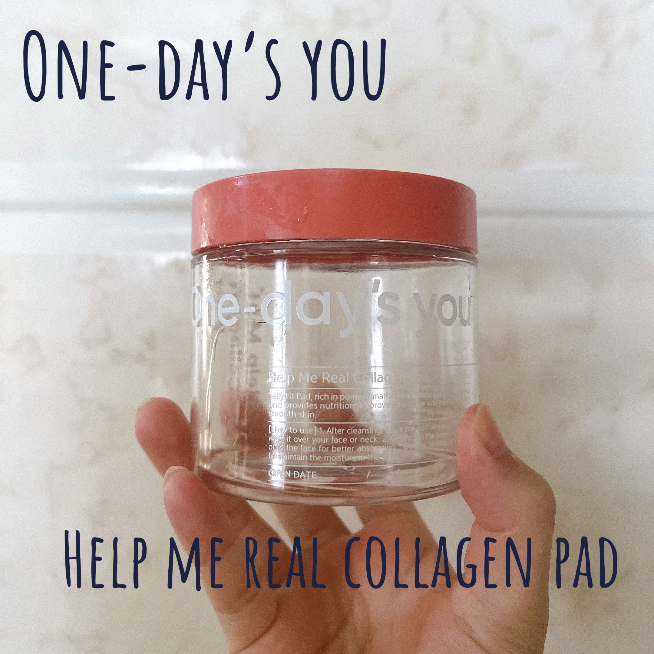 ヘルプミー! リアルコラーゲンパッド/One-day's you/トナーパッドを使ったクチコミ（1枚目）