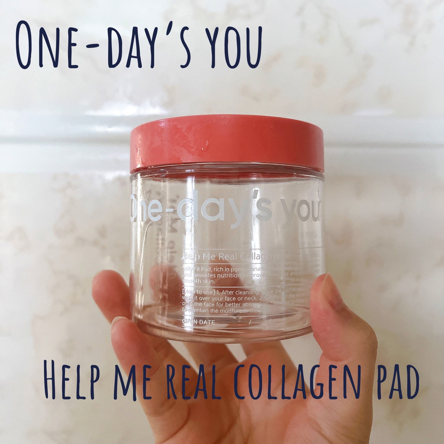 ヘルプミー! リアルコラーゲンパッド/One-day's you/トナーパッドを使ったクチコミ(1枚目)