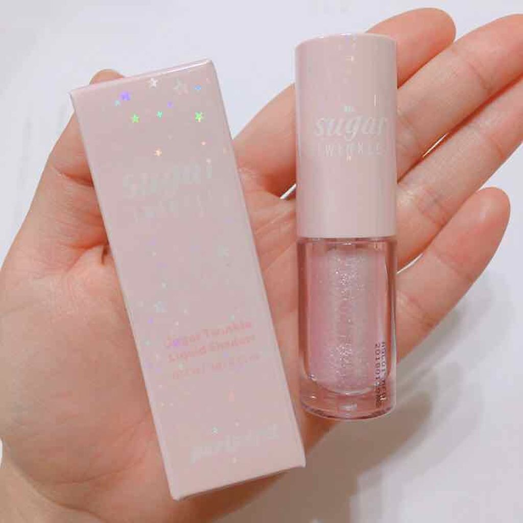 シュガー トゥインクル リキッド シャドウ/PERIPERA/リキッドアイシャドウを使ったクチコミ（1枚目）