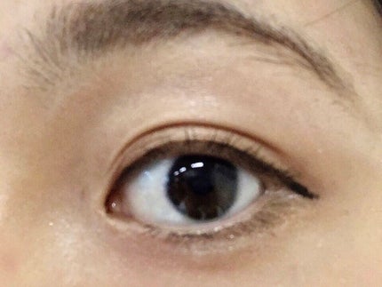 「密着アイライナー」ショート筆リキッド/デジャヴュ/リキッドアイライナーを使ったクチコミ(1枚目)