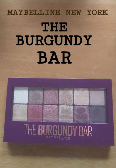 THE BURGUNDY BAR/MAYBELLINE NEW YORK/アイシャドウパレットを使ったクチコミ（1枚目）