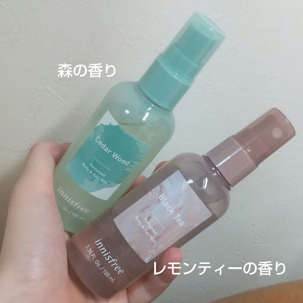 パフュームド ボディ＆ヘアミスト/innisfree/香水(その他)を使ったクチコミ（2枚目）