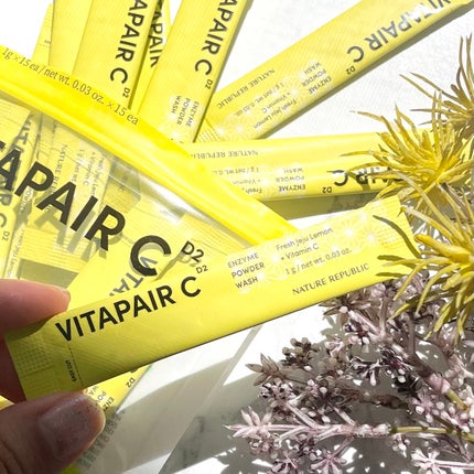 ビタペアC酵素洗顔パウダー/ネイチャーリパブリック/洗顔パウダーを使ったクチコミ(4枚目)