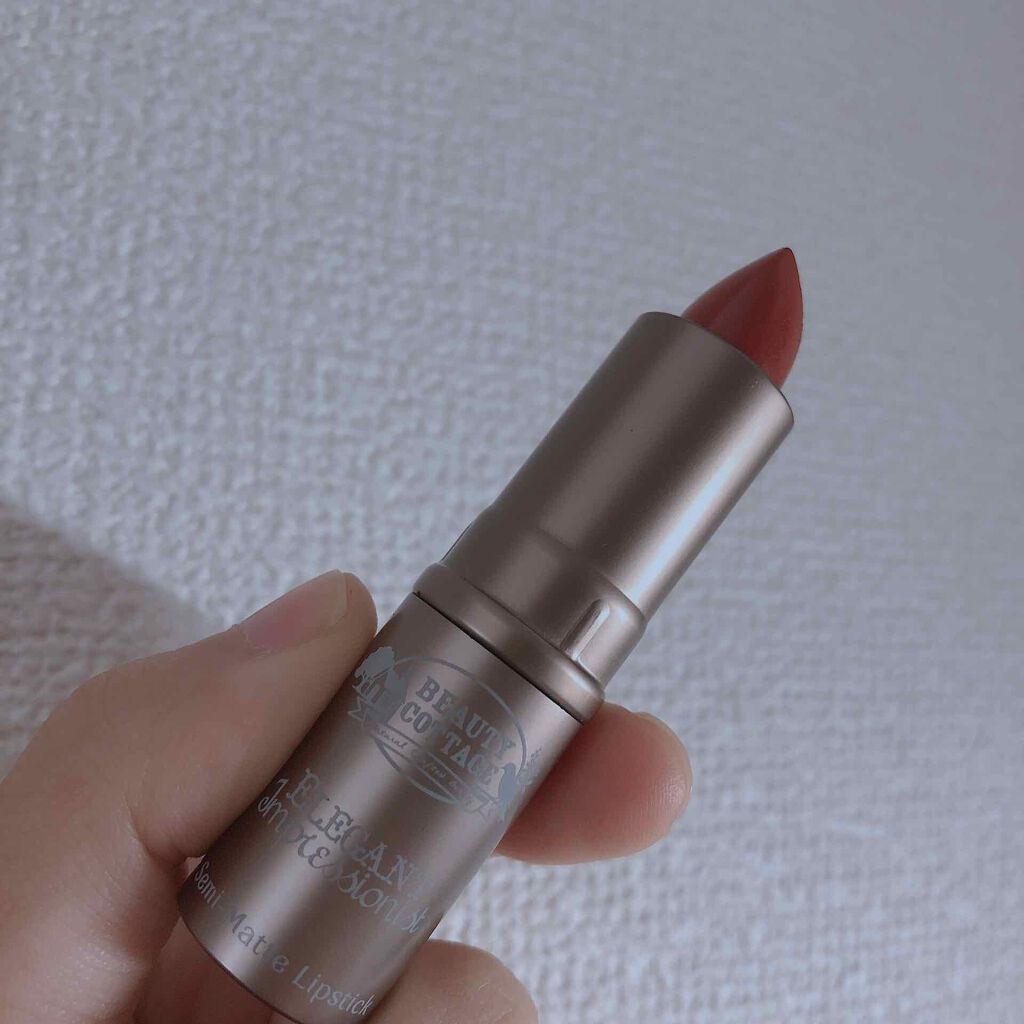 エレガント インプレッショニスト セミマット リップスティック/Beauty Cottage/口紅を使ったクチコミ（1枚目）